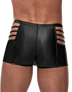 Male Power Matte Cage Short 121-261 -Wacoall Underwear Shop 121261BK Back