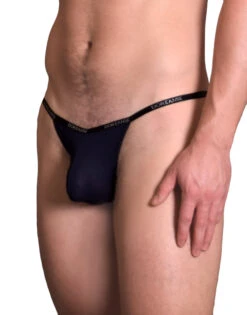 Doreanse Ribbed Modal T Thong 1330 -Wacoall Underwear Shop 1330 NVY 6