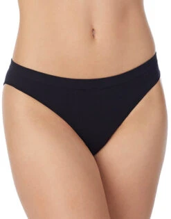 On Gossamer Cabana Cotton Seamless Bikini G1284 -Wacoall Underwear Shop 28 G1284 I001A BLACK 0787