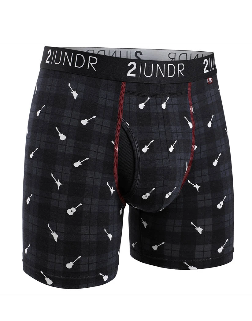 2UNDR 6-Inch Swing Shift Print Boxer Brief Rockin Plaid 2U01BB 1 2UNDR 6-Inch Swing Shift Print Boxer Brief Rockin Plaid 2U01BB