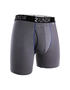 2UNDR Men's Swing Shift Boxer Brief 2U01BB -Wacoall Underwear Shop 2UNDR 2U01BB Grey Blue 001 FLAT c93d26d1 cd2e 4fc6 a078 8b6cee9dbf63