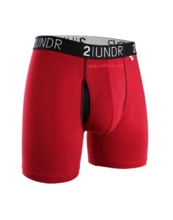 2UNDR Men's Swing Shift Boxer Brief 2U01BB -Wacoall Underwear Shop 2UNDR 2U01BB Red Red 006 FLAT b443e349 159a 4e09 a89a 55273af559f3