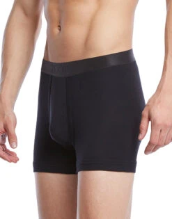 2xist Men's Pima Cotton Contour Boxer Brief 041004 -Wacoall Underwear Shop 2xist 041004 Black B 3