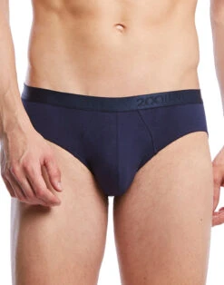 2xist Men's Pima Cotton Bikini Brief 041032 -Wacoall Underwear Shop 2xist 041032 Navy Blazer 481NL B 1