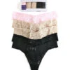 Hanky Panky 5 Pack Signature Lace Original Rise Thong 4811FPK -Wacoall Underwear Shop 4811FPK BCBL 1