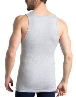 Fruit Of The Loom 5-Pack Black/Grey A-Shirt 5P260TG -Wacoall Underwear Shop 5P260TG 103 Asset Model Back5 3x4Crop 1