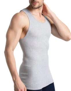 Fruit Of The Loom 5-Pack Black/Grey A-Shirt 5P260TG -Wacoall Underwear Shop 5P260TG 103 Asset Model Side7 3x4Crop 1