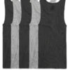 Fruit Of The Loom 5-Pack Black/Grey A-Shirt 5P260TG -Wacoall Underwear Shop 5P260TG 1
