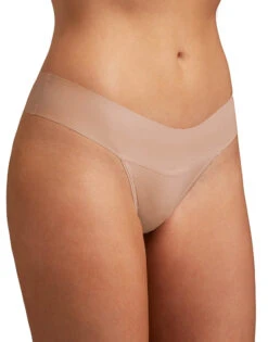 Hanky Panky Breathe "Eve" Natural Rise Thong 6J1661B 10 Hanky Panky Breathe "Eve" Natural Rise Thong 6J1661B -Wacoall Underwear Shop 6J1661B taupe