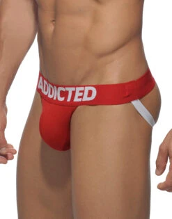 Addicted Men's My Basic Jock AD469 19 Addicted Men's My Basic Jock AD469 -Wacoall Underwear Shop Addicted AD469 Red C06 B 3