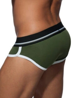 Addicted Curve Cotton Brief AD727 -Wacoall Underwear Shop Addicted AD727 Green 12 B 1