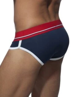 Addicted Curve Cotton Brief AD727 -Wacoall Underwear Shop Addicted AD727 Navy B 3