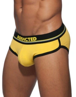 Addicted Curve Cotton Brief AD727 -Wacoall Underwear Shop Addicted AD727 Yellow 03 B 3