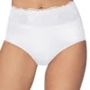 Bali Passion For Comfort Lace No Show Brief Panty DFPC61 -Wacoall Underwear Shop Bali DFPC61 White B