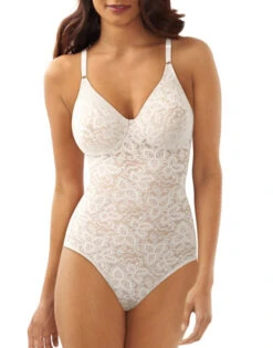 Bali Lace N Smooth Bodybriefer DF8L10 -Wacoall Underwear Shop Bali 8L10 White F