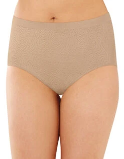 Bali Comfort Revolution Microfiber Brief 3 Pack DFAK88 -Wacoall Underwear Shop Bali AK88 Light Beige Damask White Damask Nude Damask B