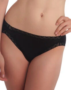 Natori Cotton Bliss Girl Brief - 156058 -Wacoall Underwear Shop Bliss 152058 Black for Web 1