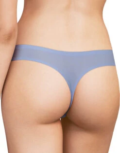 Chantelle Soft Stretch One Size Seamless Thong Periwinkle/ Grey Sky 2649 8 Chantelle Soft Stretch One Size Seamless Thong Periwinkle/ Grey Sky 2649 -Wacoall Underwear Shop C26490 069 TU SOFTSTRETCH THONG BK non reco