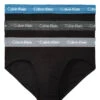Calvin Klein Men's 3-Pack Cotton Stretch Brief NB2613 7 Calvin Klein Men's 3-Pack Cotton Stretch Brief NB2613 -Wacoall Underwear Shop CKM NB2613 BlackBodieswithStormCloud StormHeather SignatureBlueWaistband 939 B 1 1
