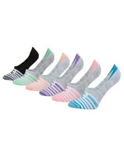 Champion Womens Performance Invisible Liner Socks 6-Pack CH304 -Wacoall Underwear Shop Champion CH304 GreyHeatherWhite