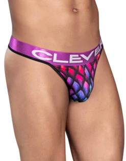 Clever Pluma Thong 0942 -Wacoall Underwear Shop Clever 0942 Black 3