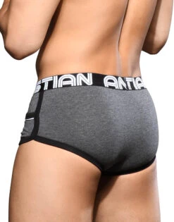Andrew Christian Show-It Retro Pop Pocket Boxer 92277 -Wacoall Underwear Shop Dec 92277Boxers Charcoal03