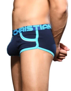 Andrew Christian Show-It Retro Pop Pocket Boxer 92277 -Wacoall Underwear Shop Dec 92277Boxers Navy02