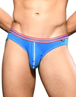 Andrew Christian Boy Brief Superhero 3-Pack W/ Almost Naked 92279 -Wacoall Underwear Shop Dec 92279BoxBrief Blue01