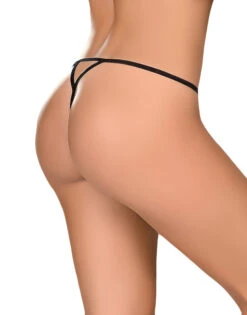 Exposed Cross Dye Sheer Lace 3-Pack Panties Black G3PK107 -Wacoall Underwear Shop Exposed G3PK107 Black B 6