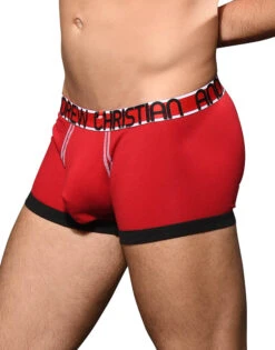 Andrew Christian Almost Naked Cotton Boxer 92360 -Wacoall Underwear Shop Feb 92360Boxer Red02