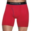 Hanes Men Ultimate™ Comfort Flex Fit® Ultra Lightweight Breathable Mesh Boxer Briefs Assorted Colors 4-Pack UWBBA4 -Wacoall Underwear Shop Hanes UWBBA4 Assorted B