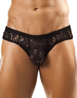 Joe Snyder Men's Solid Mini Cheek Bikini JS22 -Wacoall Underwear Shop JS22 BLACKLACE