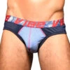 Andrew Christian Vibe Stripe Sports Mesh Brief 91849 4 Andrew Christian Vibe Stripe Sports Mesh Brief 91849 -Wacoall Underwear Shop Jan 91849Brief01