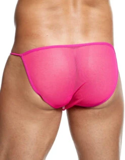 MOB String Tulle Bikini Hot Pink MBL03 -Wacoall Underwear Shop MBL03 HotPink 4