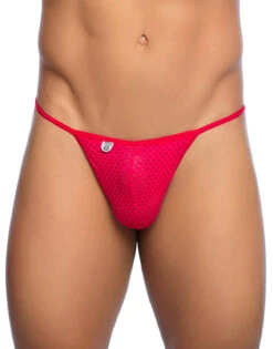 MOB Microfiber V-Thong MBL06 -Wacoall Underwear Shop MBL06 Red