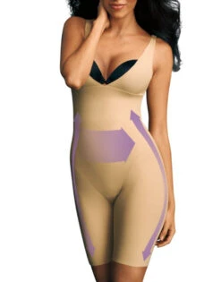 Maidenform Flexees Instant Slimmer Firm Control Singlet FL2556 -Wacoall Underwear Shop Maidenform 2556 Body Beige F 3