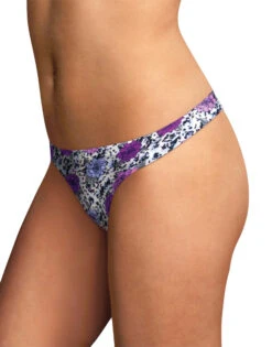 Maidenform Comfort Devotion Thong 40149 -Wacoall Underwear Shop Maidenform 40149 Animal Floral Print B