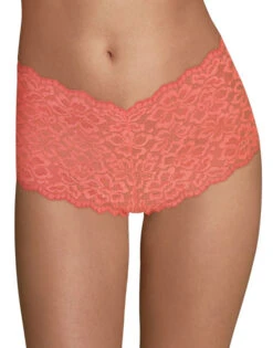 Maidenform Sexy Must Haves Lace Cheeky Boyshort DMCLBS -Wacoall Underwear Shop Maidenform DMCLBS Coral Punch B copy