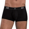 Male Power Bamboo Mini Short Enhancer 150-253 -Wacoall Underwear Shop Male Power 150 253 Black B 1