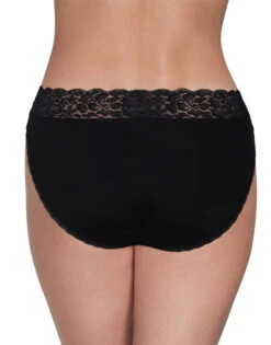 Vanity Fair Flattering Lace Bikini 18285 -Wacoall Underwear Shop MidnightBlackStripe18285 4567 VANITYFAIR PANTS asset model back 3x4 05b6d5c7 79e1 47a2 8329 15f97a346221