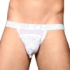 Andrew Christian Snow Sheer Arch Jock W/ Almost Naked 92248 -Wacoall Underwear Shop Nov 92248Jock01