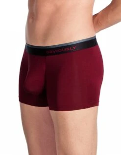 Obviously Men's PrimeMan 3 Inch Boxer Brief A00 -Wacoall Underwear Shop Obviously A00 Maroon 1L B 3 51190e77 c473 490b 9b0d 2eb319215310