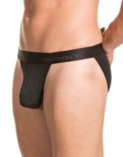 Obviously Men's PrimeMan Bikini Brief A05 -Wacoall Underwear Shop Obviously A05 Black 1A B 1