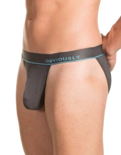 Obviously Men's PrimeMan Bikini Brief A05 -Wacoall Underwear Shop Obviously A05 Titanium 1B B 1