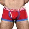 Andrew Christian Fly Tagless Boxer W/ Almost Naked 92188 -Wacoall Underwear Shop Oct 92188Boxer Red01