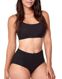 Proof. Leakproof High Waisted Brief PFHB1005 -Wacoall Underwear Shop PFHB1005 HighWaistedBrief Black 4