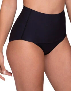 Proof. Leak-Resistant High Waisted Smoothing Brief PFSB0003 -Wacoall Underwear Shop PFSB0003 HighWaistedSmoothingBrief Black 5