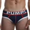 PUMP! Men's Big League Low Rise Cotton Mesh Brief Navy Blue 12033 5 PUMP! Men's Big League Low Rise Cotton Mesh Brief Navy Blue 12033 -Wacoall Underwear Shop PUMP 12033 Black Red White B 1