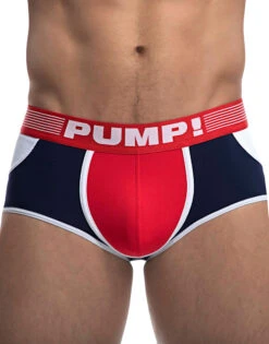 PUMP Academy Access Backless Trunk Navy/Red/White 15037