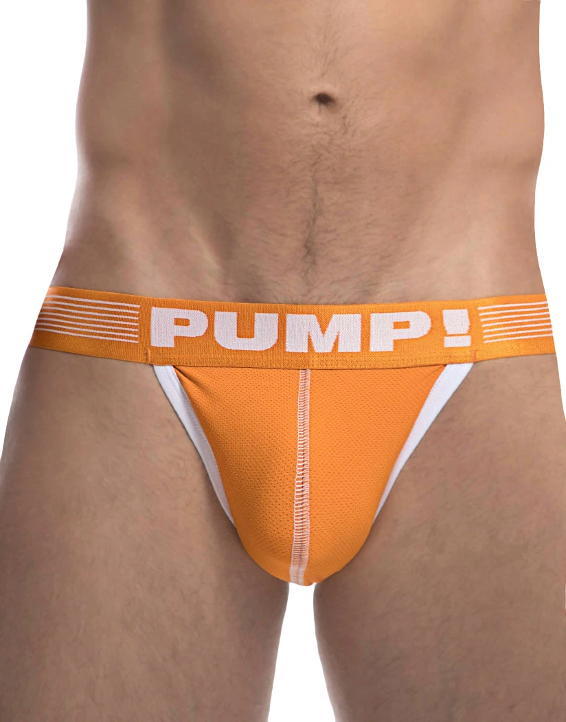 PUMP Creamsicle Orange Low Rise Cotton Mesh Jockstrap 15041 1 PUMP Creamsicle Orange Low Rise Cotton Mesh Jockstrap 15041